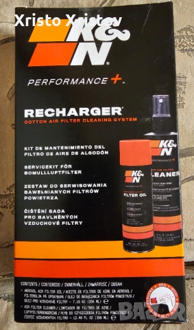 Комплект за почистванезl на спортни въздушни филтри K&N, снимка 4 - Аксесоари и консумативи - 53369390