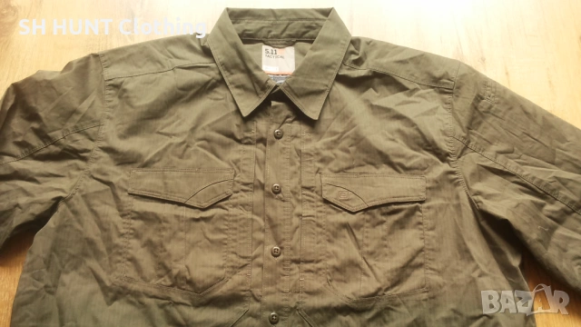 5.11 TACTICAL Stryke Long Sleeve Stretch Shirt размер XL еластична риза - 2610, снимка 4 - Ризи - 54335677
