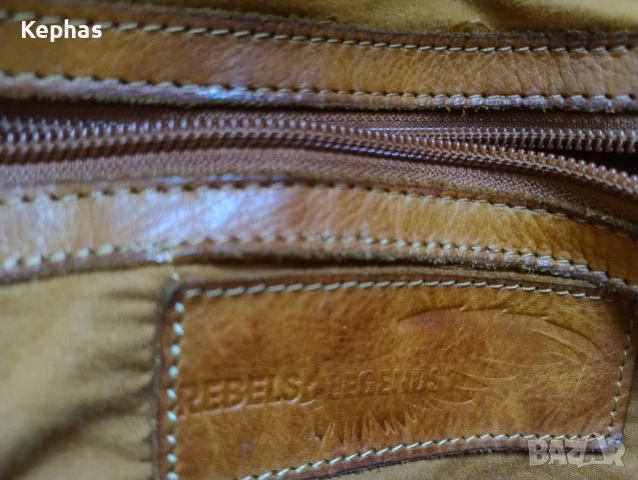 чанта естествена кожа Rebels Legends, снимка 8 - Чанти - 51725486