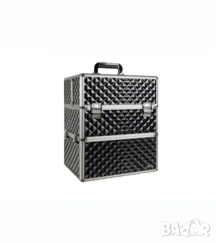 Козметичен куфар за гримове XL / Куфарче за гримове / Гримьорски куфар