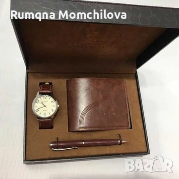 Комплект портфейл и...