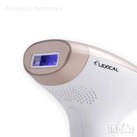 Лазерен апарат за обезкосмяване Lexical LLH-5585 с ледено охлаждане и 9 нива на интензитет, снимка 4 - Епилатори - 52886259