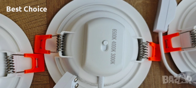 6 броя Димируеми LED Вградени Спот Лампи 8W 800 Лумена, снимка 8 - Лед осветление - 52908680