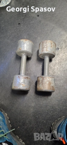 Дъмбели(гири) 10 кг.метални, снимка 4 - Фитнес уреди - 54077635