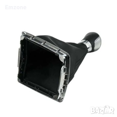 Топка за скоростен лост 5ск. с кожен маншон и рамка за Форд Ford Focus II 2004 - 2011г., снимка 4 - Аксесоари и консумативи - 40437380