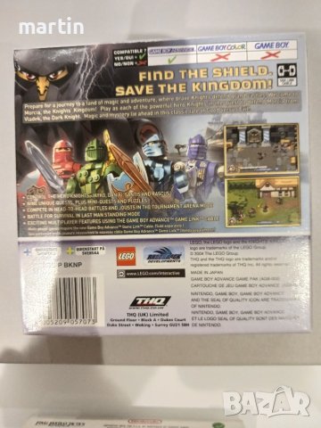Nintendo GBA игра LEGO Knights Kingdom, снимка 2 - Игри за Nintendo - 42305817
