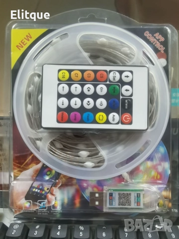 RGB Led лампички / 10метра/ подходящи за коледната украса, снимка 8 - Други - 52905203