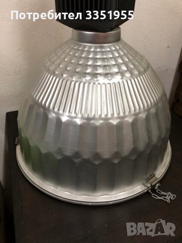 Голяма индустриална лампа, снимка 3 - Лампи за таван - 44269662
