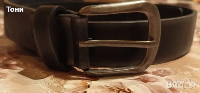 MISCHMASCH BERLIN Нов Мъжки Колан Изцяло от Естествена Кожа 120см., снимка 4 - Колани - 50753921