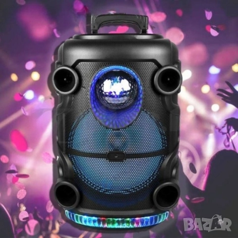 Караоке система с тонколона и микрофон, KTS-1519, снимка 4 - Тонколони - 51921350