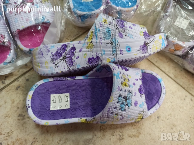 Дамски чехли на платформа, снимка 3 - Чехли - 53900657