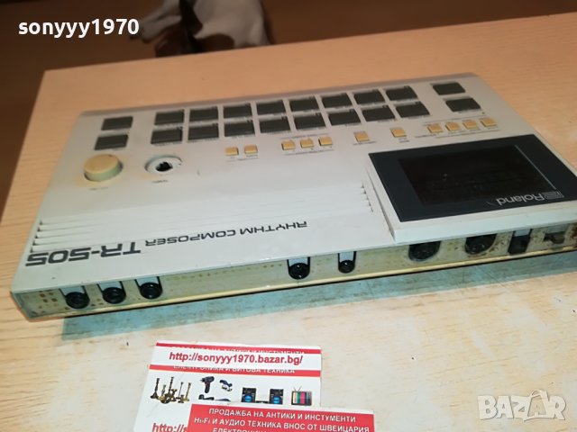 ПОРЪЧАН-ROLAND TR-505-ВНОС GERMANY 0608221900, снимка 13 - Ресийвъри, усилватели, смесителни пултове - 37615464