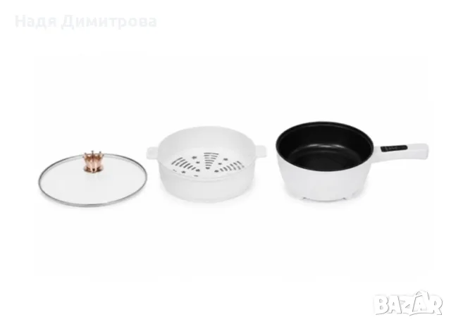 Многофункционален електрически тиган, снимка 3 - Съдове за готвене - 56524245