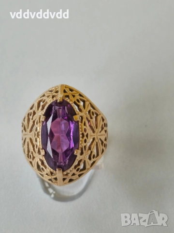 СССР златен пръстен 14 карата , снимка 16 - Пръстени - 52120344