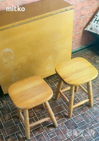 Масивна разтегателна кухненска маса, снимка 2 - Маси - 51406728