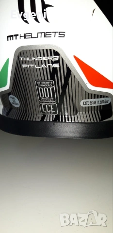 Каска MT Helmets Thunder 3 SV Pitlane (Размер XXXL), снимка 6 - Аксесоари и консумативи - 54094656