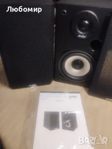 Moukey чифт пасивни високоговорители за рафтове, домашни стерео високоговорители с пиков100 W

, снимка 3 - Тонколони - 48280156