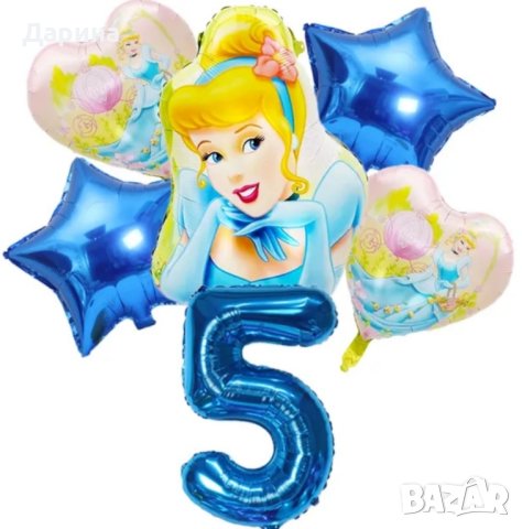 Парти сет балони Принцесите на Дисни и Пепеляшка, снимка 2 - Други - 40608529