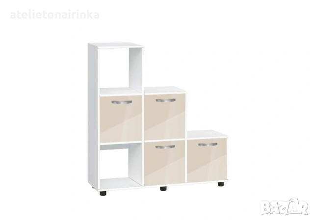 Етажерка Кубо 6 с четири вратички постформинг, снимка 12 - Етажерки - 53882476