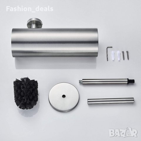 Нова Тоалетна четка със стенен държач от неръждаема стомана за баня, снимка 7 - Други стоки за дома - 33764538