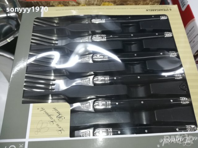 lou laguiole 6бр BLACK-вилици 2502211323, снимка 9 - Колекции - 31950513