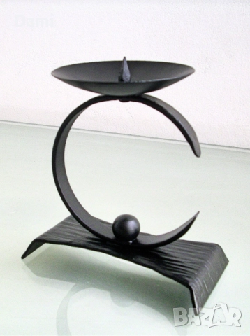 Свещник ковано желязо