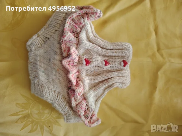 ръчно плетени бебешки и детски дрехи, снимка 14 - Детски Блузи и туники - 56184500