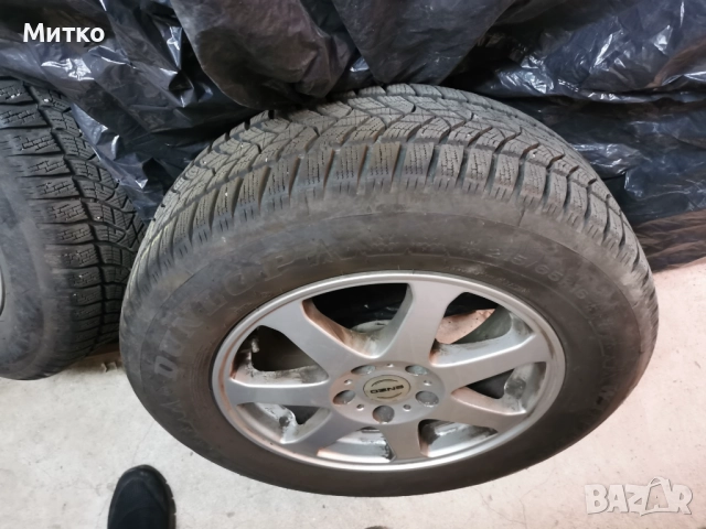 4 зимни гуми  215/65/16 Dunlop и 4бр. алуминиеви джанти 5х114,3, 16 цола, , снимка 10 - Гуми и джанти - 52576459