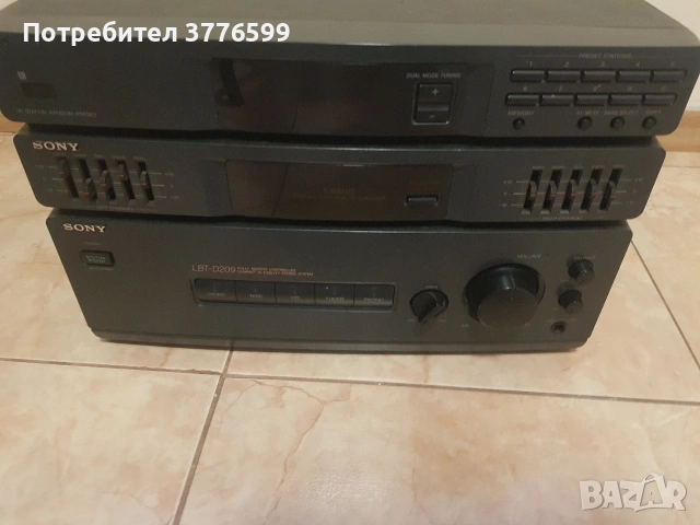 Hi-Fi стерео система SONY, снимка 2 - Ресийвъри, усилватели, смесителни пултове - 54254801