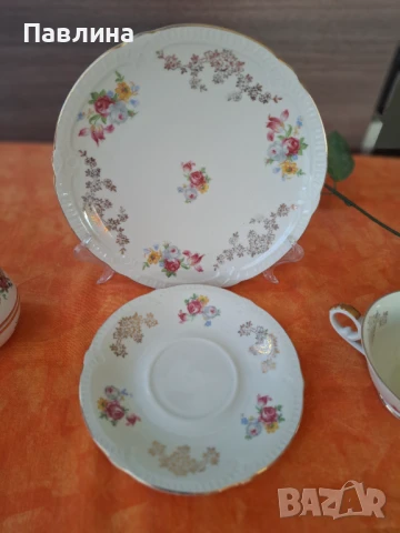 Троен порцеланов сет, снимка 6 - Чаши - 50955592