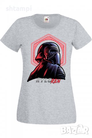 Дамска тениска Star Wars kylo ren,Филм,Игра,superhero,Изненада,Подарък,Повод,, снимка 5 - Тениски - 37728905