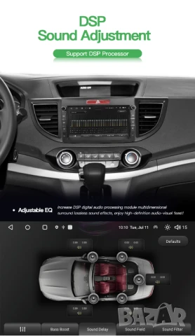 Honda CR-V 2012-2016 8” 2-DIN с Android 14, 4/64GB , снимка 5 - Аксесоари и консумативи - 50723680
