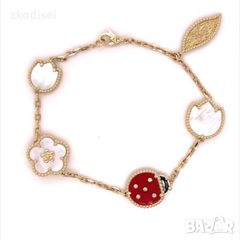 Златна дамска гривна Cleef 11,08гр. 18,0см. 14кр. проба:585 модел:22458-3, снимка 1