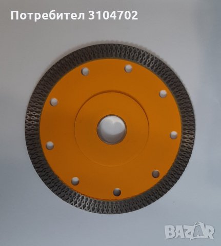 Tolsen Диамантен диск за фаянс Long Life ф125х1,4mm и ф230х1,8mm, за сухо и мокро рязане, снимка 4 - Други инструменти - 33630440