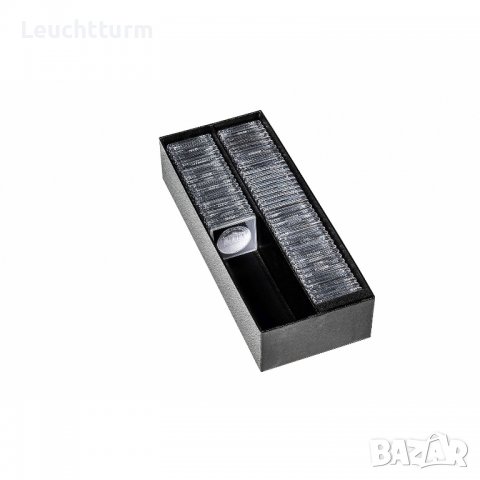 кутия за съхранение на 80 бр.монети в квадрум капсули LOGIC 