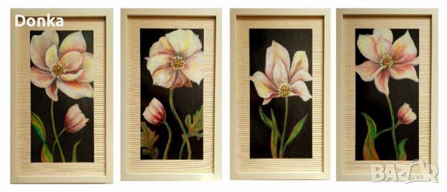 Четворка картини на Т.Сент - ОРИГИНАЛИ