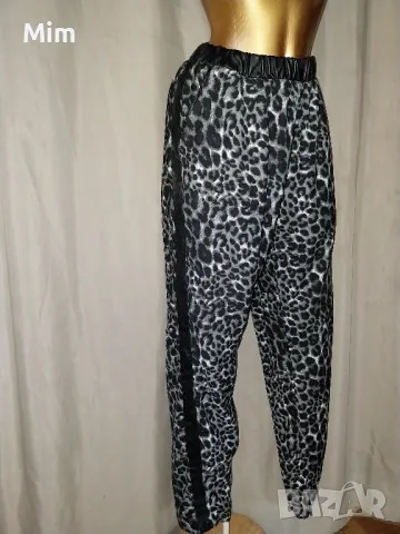 VRS 48 Клин анимал принт с кожа 