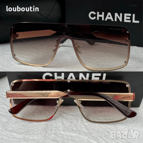 CH дамски слънчеви очила маска с лого, снимка 1