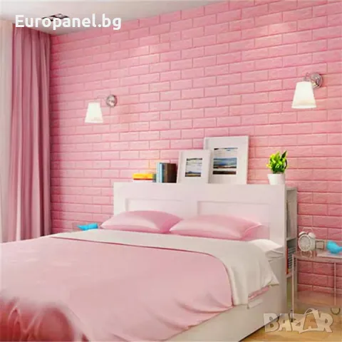  Самозалепващ тапет в розово – 3 мм – 70х77 см