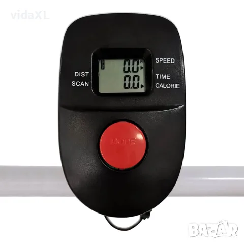 vidaXL Мини бягаща пътека, сгъваема, 93x36 см, черна, снимка 4 - Фитнес уреди - 56148349