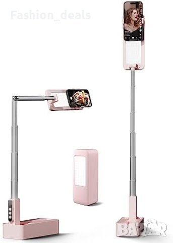 Нова Стойка за селфи с въртене безжична LED светлина за телефон снимане на живо, снимка 1 - Селфи стикове, аксесоари - 42120170