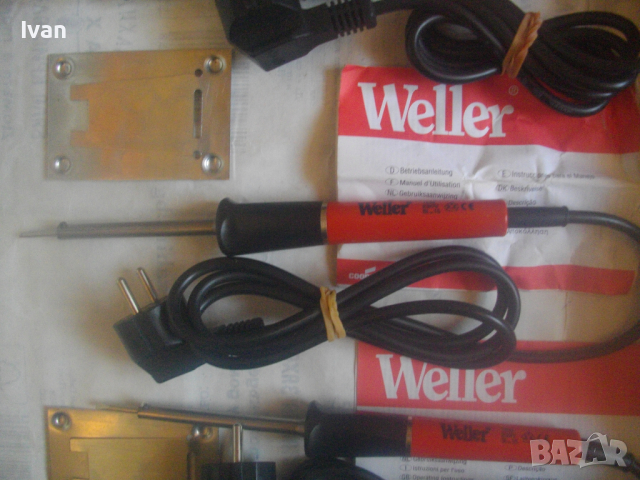 Нов Оригинален Професионален Ел. Поялник WELLER - Made in Mexico - 15V/40V-Различни-Пълен Комплект, снимка 2 - Поялници и запояване - 44634082