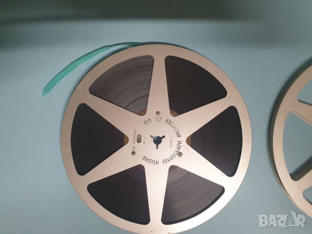 Лот от две 18см. магнетофонни алуминиеви ролки Ferrograph Една ролка е с лента. Без кутии.  , снимка 3 - Други музикални жанрове - 40526510