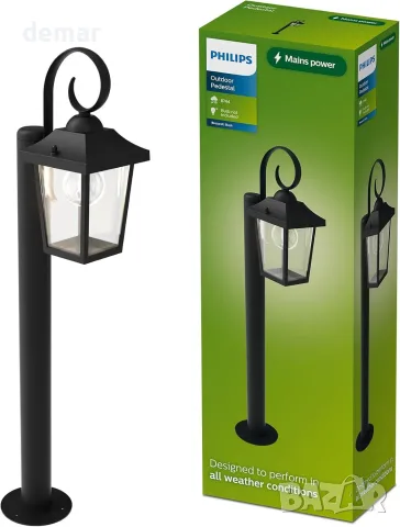 Philips Buzzard Outdoor pedestal light, алуминиево, LED E27