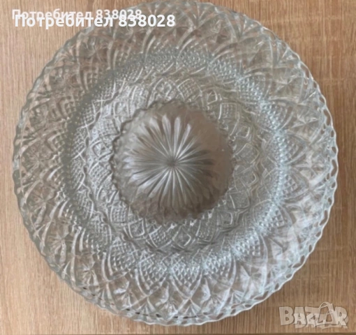 Стъклени десертни чинии