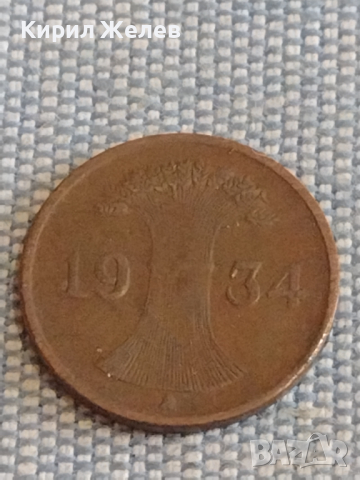 Лот монети 6 броя райхспфенинга Германия различни години и номинали за КОЛЕКЦИОНЕРИ 31523, снимка 3 - Нумизматика и бонистика - 44528553