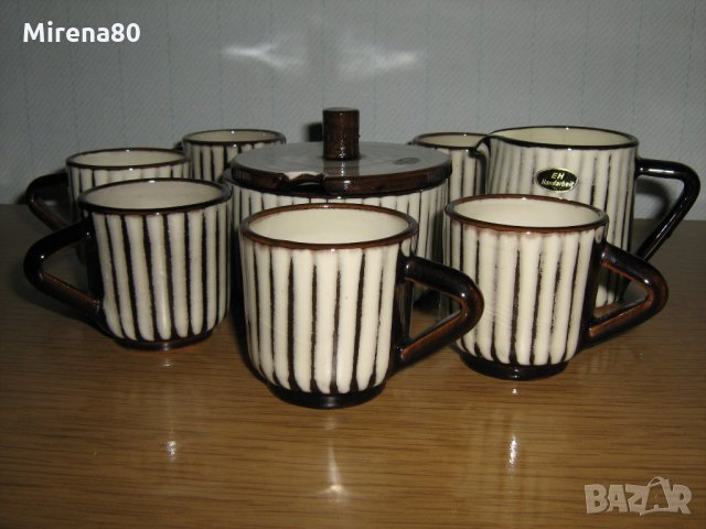 Немско сервизче за кафе - ръчна изработка !, снимка 5 - Сервизи - 32103680