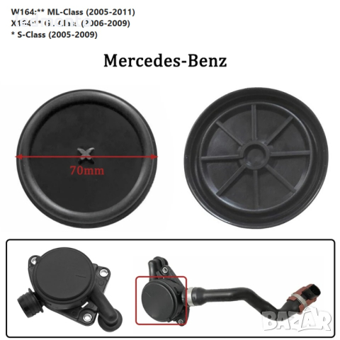 Мембрана за сепаратор на масло за картерни газове за Mercedes 6420102091 W164 W221 W219, снимка 5 - Части - 44706796