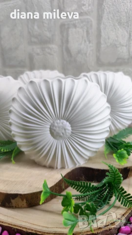 Вазички Маргаритки от гипсокерамика!!