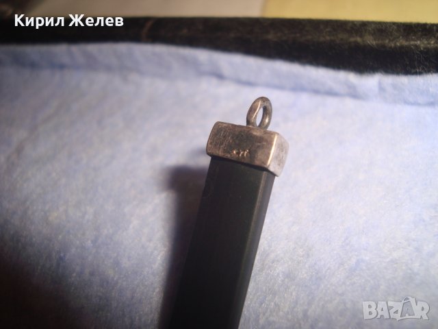 РОКАДЖИЙСКА СРЕБЪРНА МОДНА АРТ ГРИВНА СРЕБРО925 със СИЛИКОНОВА КАИШКА БУТИКОВО БИЖУ 27380, снимка 10 - Гривни - 36828746